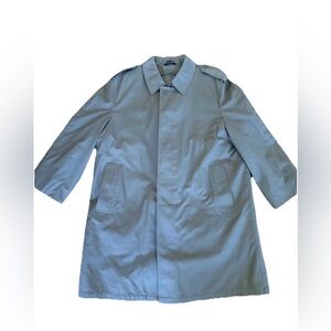 Oleg Cassini Signature Collection Thermolite All Weather Trench Size 42 Reg read